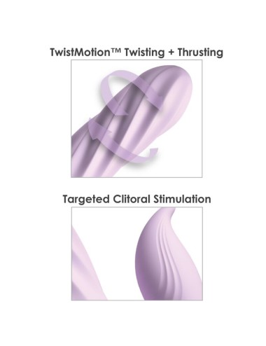 FANTASY FOR HER - FANTASY TWIST VIBRATOR MIT DREH- UND DRUCKFUNKTION (LILA)