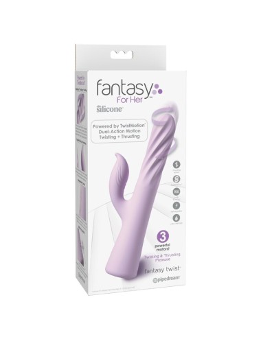 FANTASY FOR HER - FANTASY TWIST VIBRATOR MIT DREH- UND DRUCKFUNKTION (LILA)