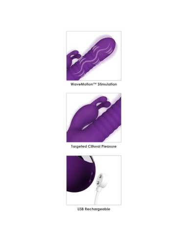 FANTASY FOR HER - FANTASY WAVE WAVEMOTION WIEDERAUFLADBARER VIBRATOR LILA