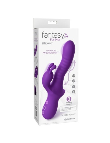 FANTASY FOR HER - FANTASY WAVE WAVEMOTION WIEDERAUFLADBARER VIBRATOR LILA