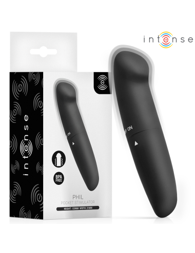 INTENSE - PHIL G-PUNKT-VIBRATOR SCHWARZ 13 CM