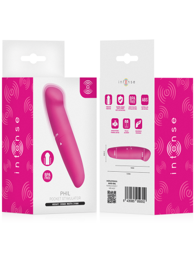 INTENSE - PHIL G-PUNKT-VIBRATOR, ROSA, 13 CM