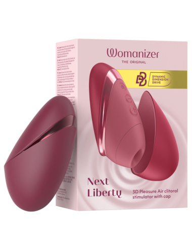 WOMANIZER - NEXT LIBERTY 3D PLEASURE AIR KLITORALSTIMULATOR BORDEAUX