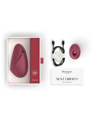WOMANIZER - NEXT LIBERTY 3D PLEASURE AIR KLITORALSTIMULATOR BORDEAUX