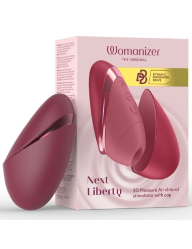 WOMANIZER - NEXT SUCTION CLITORAL STIMULATOR 14 INTENSITÄTSSTUFEN BORDEAUX