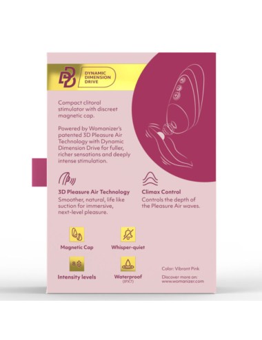 WOMANIZER - NEXT SUCTION CLITORAL STIMULATOR 14 INTENSITÄTSSTUFEN BORDEAUX