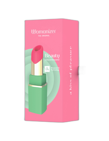 WOMANIZER - SCHÖNER SAUG-KLITARSIMULATOR MIT 6 INTENSITÄTSSTUFEN, GRÜN UND PINK