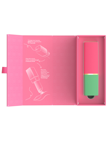 WOMANIZER - SCHÖNER SAUG-KLITARSIMULATOR MIT 6 INTENSITÄTSSTUFEN, GRÜN UND PINK