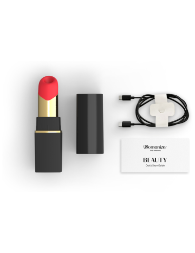 WOMANIZER - SCHÖNER SAUG-KLTORALSTIMULATOR MIT 6 INTENSITÄTSSTUFEN, SCHWARZ UND GOLD