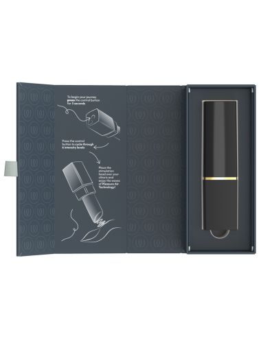 WOMANIZER - SCHÖNER SAUG-KLTORALSTIMULATOR MIT 6 INTENSITÄTSSTUFEN, SCHWARZ UND GOLD