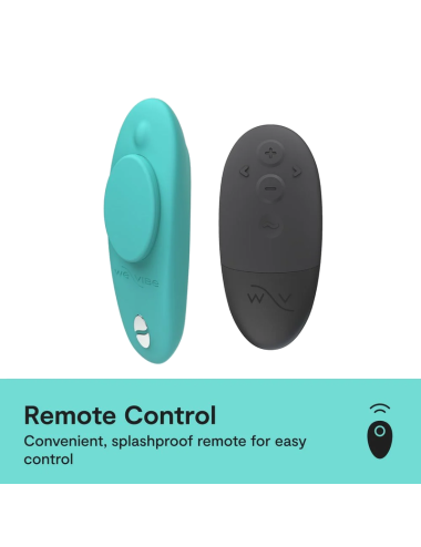 WE-VIBE - MOXIE+ MAGNETCLIP-PANTY-VIBRATOR AQUA