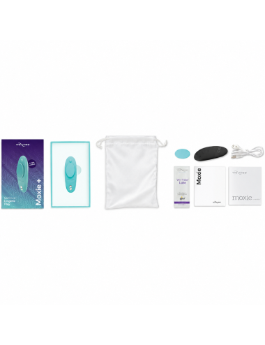 WE-VIBE - MOXIE+ MAGNETCLIP-PANTY-VIBRATOR AQUA