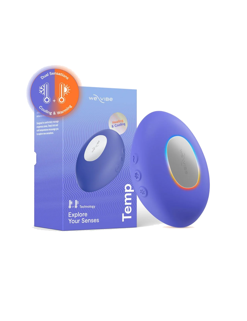 WE-VIBE - TEMPERATURHEIZ- UND -KÜHLVIBRATOR LAVENDELBLAU