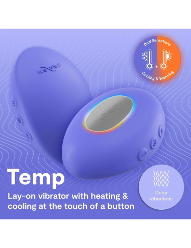 WE-VIBE - TEMPERATURHEIZ- UND -KÜHLVIBRATOR LAVENDELBLAU