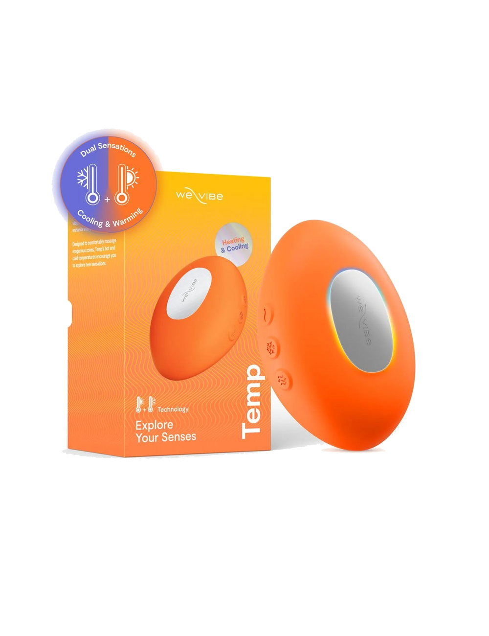 WE-VIBE - TEMPERATURHEIZ- UND -KÜHLVIBRATOR MANDARINE