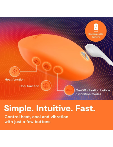 WE-VIBE - TEMPERATURHEIZ- UND -KÜHLVIBRATOR MANDARINE