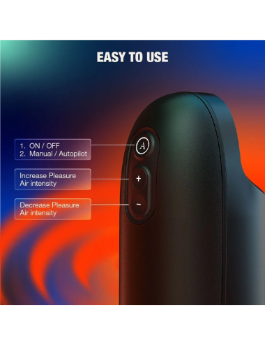 ARCWAVE - ION 2 MÄNNLICHER STROKER MIT PULSIERENDER LUFTWELLENSTIMULATION SCHWARZ