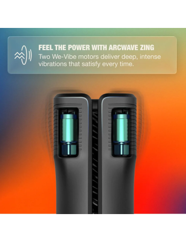 ARCWAVE - ZING VIBRIERENDER MÄNNLICHER STROKER MIT DOPPELMOTOR SCHWARZ