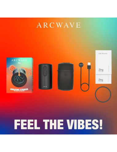 ARCWAVE - ZING VIBRIERENDER MÄNNLICHER STROKER MIT DOPPELMOTOR SCHWARZ