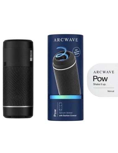 ARCWAVE - POW MANUELLER STROKER MIT SAUGKONTROLLE SCHWARZ