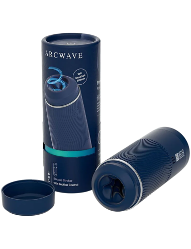 ARCWAVE - POW MANUELLER STROKER MIT SAUGKONTROLLE BLAU