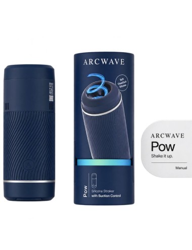 ARCWAVE - POW MANUELLER STROKER MIT SAUGKONTROLLE BLAU