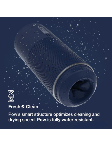 ARCWAVE - POW MANUELLER STROKER MIT SAUGKONTROLLE BLAU