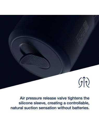 ARCWAVE - POW MANUELLER STROKER MIT SAUGKONTROLLE BLAU