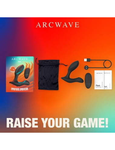 ARCWAVE - PERK VIBRIERENDES PROSTATAMASSAGEGERÄT MIT DOPPELMOTOR UND FERNBEDIENUNG SCHWARZ