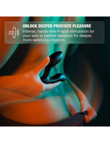ARCWAVE - PERK VIBRIERENDES PROSTATAMASSAGEGERÄT MIT DOPPELMOTOR UND FERNBEDIENUNG SCHWARZ