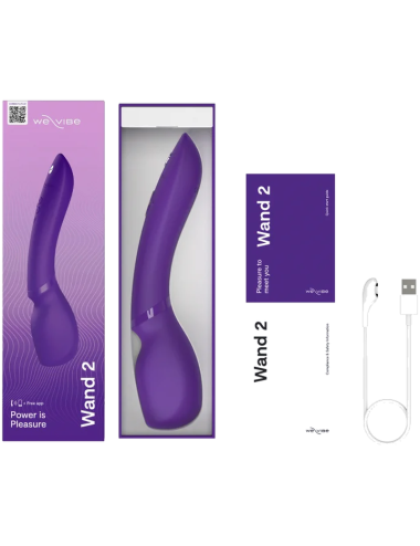 WE-VIBE - WAND 2 WIEDERAUFLADBARER KÖRPERMASSAGEGERÄT LILA