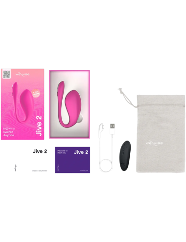 WE-VIBE - JIVE 2 TRAGBARER EIER-VIBRATOR, ELEKTRISCH, PINK
