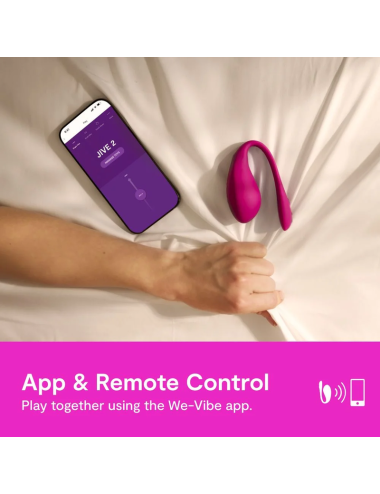 WE-VIBE - JIVE 2 TRAGBARER EIER-VIBRATOR, ELEKTRISCH, PINK