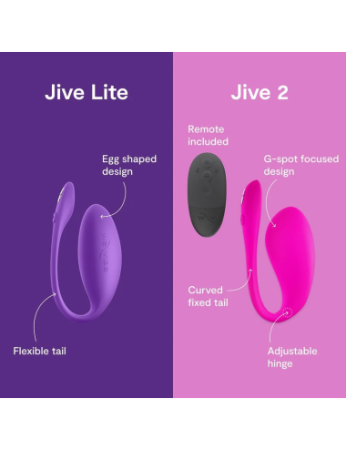 WE-VIBE - JIVE LITE APP-STEUERBARER TRAGBARER EIERVIBRATOR LILA