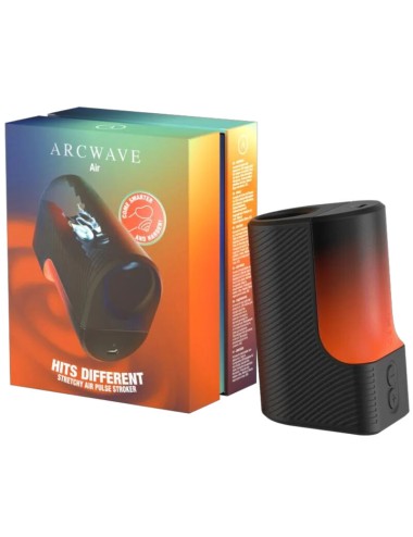 ARCWAVE - AIR ELASTISCHER MÄNNER-MASTURBATOR MIT LUFTIMPULSEN UND 6 INTENSITÄTSSTUFEN SCHWARZ