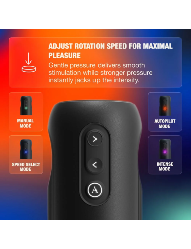ARCWAVE - ORBIT 360° DREHBARER MÄNNLICHER MASTURBATOR MIT APP-STEUERUNG SCHWARZ