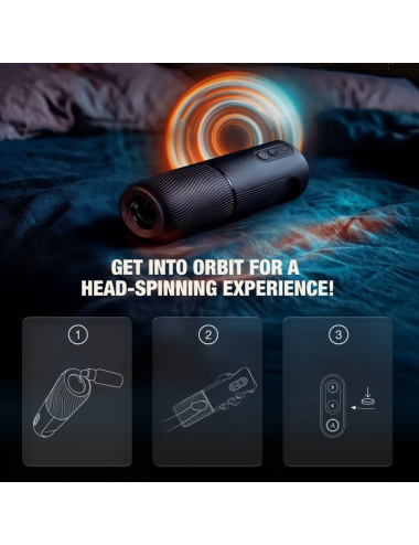 ARCWAVE - ORBIT 360° DREHBARER MÄNNLICHER MASTURBATOR MIT APP-STEUERUNG SCHWARZ