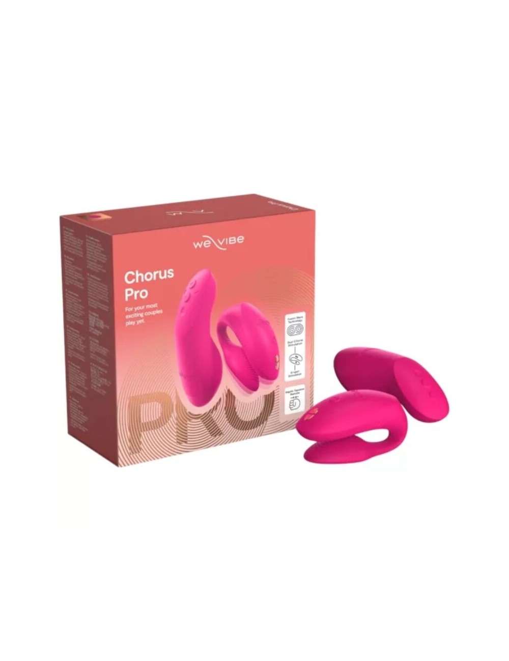WE-VIBE - CHORUS PRO PREMIUM PAARVIBRATOR ELEKTRISCH PINK