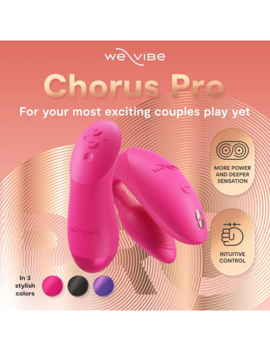 WE-VIBE - CHORUS PRO PREMIUM PAARVIBRATOR ELEKTRISCH PINK