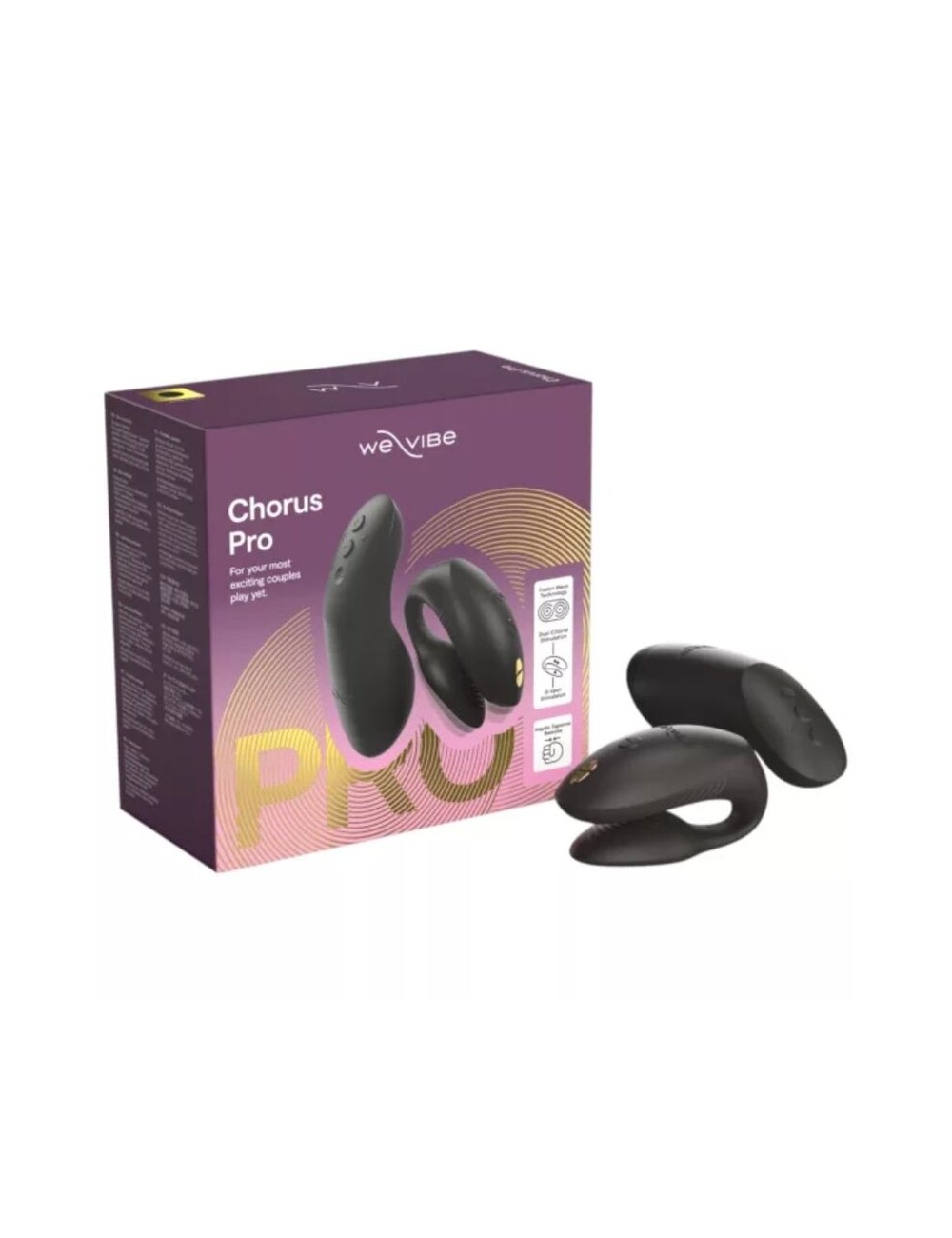 WE-VIBE - CHORUS PRO PREMIUM PAARVIBRATOR SATIN SCHWARZ