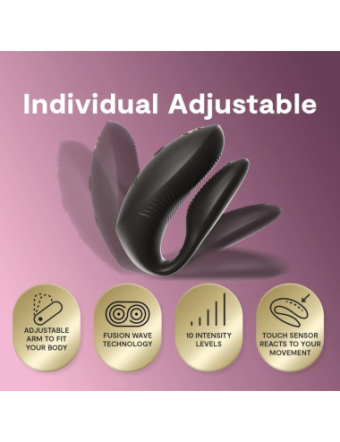WE-VIBE - CHORUS PRO PREMIUM PAARVIBRATOR SATIN SCHWARZ