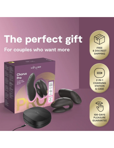 WE-VIBE - CHORUS PRO PREMIUM PAARVIBRATOR SATIN SCHWARZ
