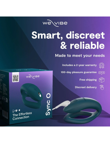 WE-VIBE - SYNC 2 VERSTELLBARER PAARVIBRATOR SAMTGRÜN