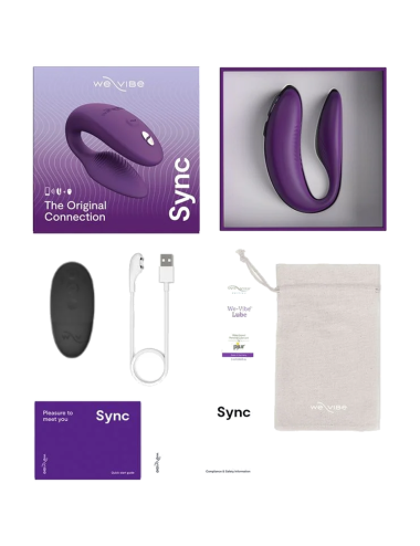 WE-VIBE - SYNC 2 VERSTELLBARER PAARVIBRATOR LILA