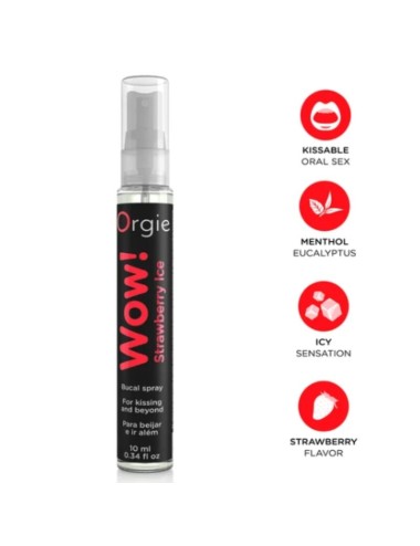 ORGIE - WOW! ERDBEER-EIS-MUNDSPRAY 10 ML